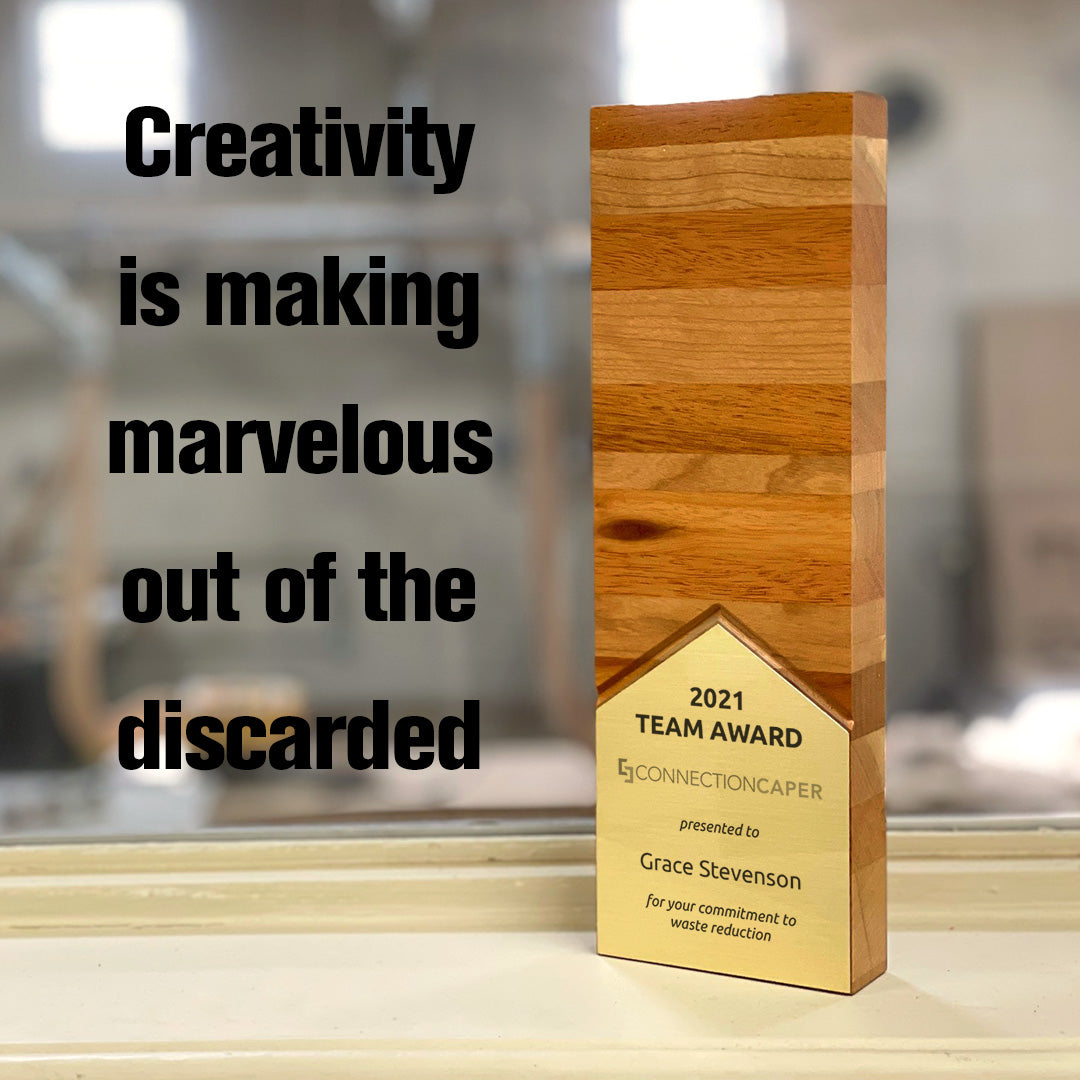 Making Trophies from Scratch...and Scraps