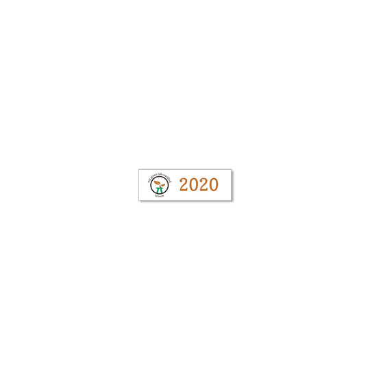 My Green Lab Certification year plate for 2020, bronze level.