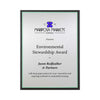 Renewal 23 Recycled Plaque Silver/Green l Earth Day plaque