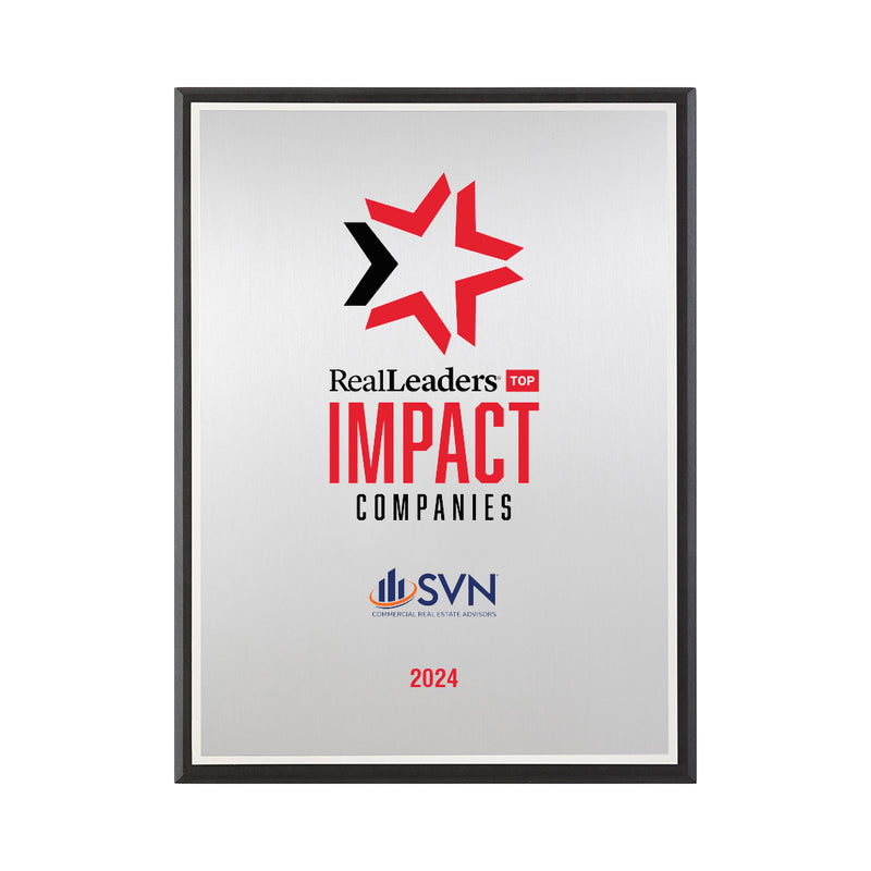 Real Leaders Impact Plaque (with your company logo)