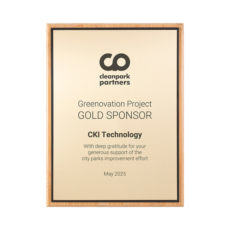 Affordable Bamboo Plaque Gold & black l bamboo plaque 