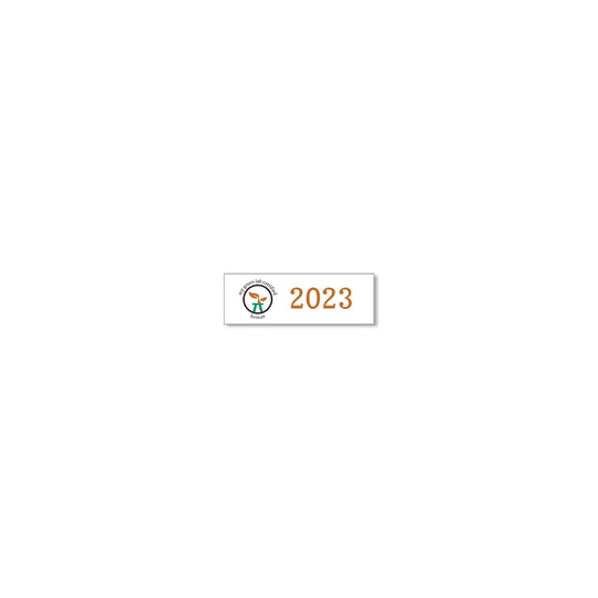 My Green Lab Certification year plate for 2023, bronze level.