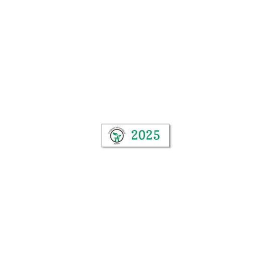 My Green Lab Certification year plate for 2025, bronze level.