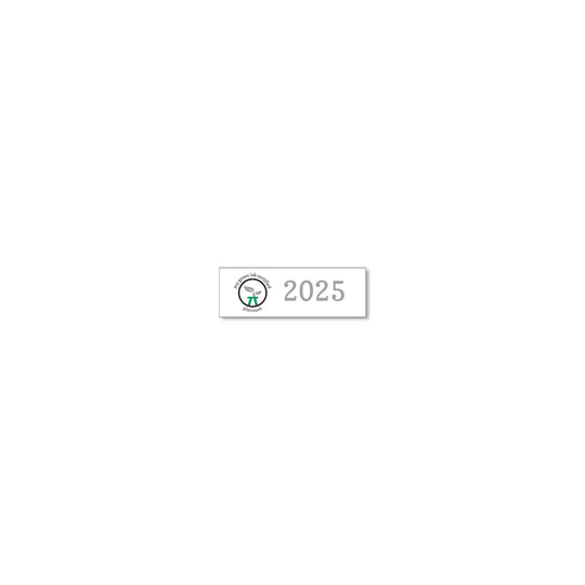 My Green Lab Certification year plate for 2025, platinum level.