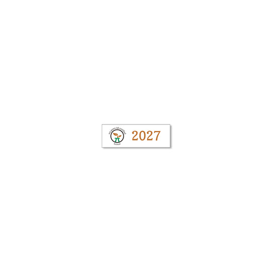 My Green Lab Certification year plate for 2027, bronze level.