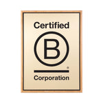 B CORP Bamboo Plaque l certification plaque