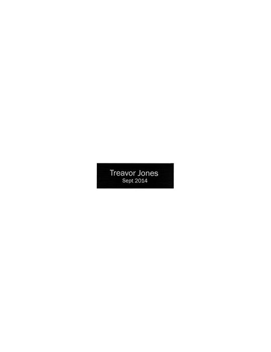 Perpetual plaque plate 1"x3" - Rivanna